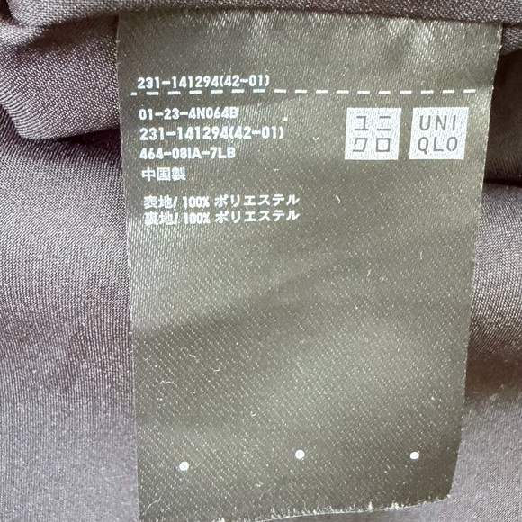 Uniqlo Vintage Black and White Polka Dot Midi Dress - Picture 13 of 13